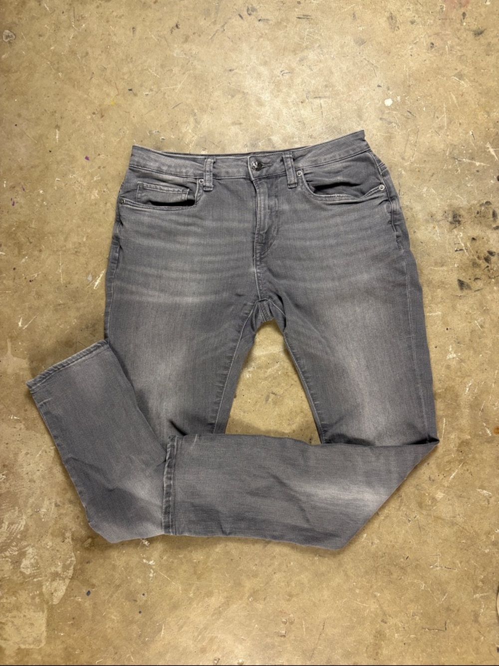 Buffalo David Bitton Men's Gray Skinny Jeans Size 30 x 30